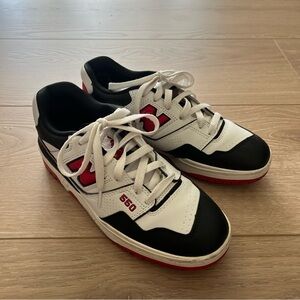 Men's New Balance 550 Red Black White